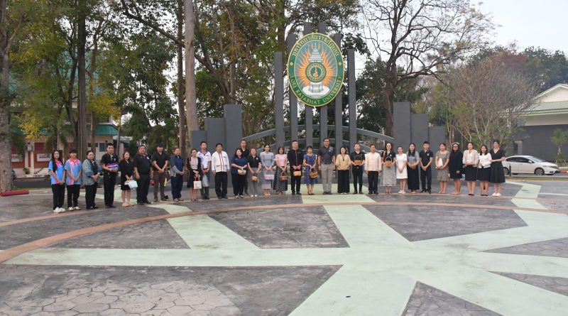 ร่วมกิจกรรมทำบุญตักบาตรพระสงฆ์ 9 รูป ในโครงการลานวัฒนธรรมสืบสานศาสตร์และศิลป์ไทเลย