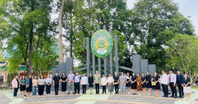 ร่วมกิจกรรมทำบุญตักบาตรพระสงฆ์ 9 รูป ในโครงการลานวัฒนธรรมสืบสานศาสตร์และศิลป์ไทเลย