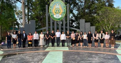 ร่วมกิจกรรมทำบุญตักบาตรพระสงฆ์ 9 รูป ในโครงการลานวัฒนธรรมสืบสานศาสตร์และศิลป์ไทเลย