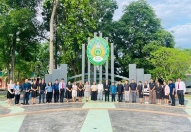 ร่วมกิจกรรมทำบุญตักบาตรพระสงฆ์ 9 รูป ในโครงการลานวัฒนธรรมสืบสานศาสตร์และศิลป์ไทเลย
