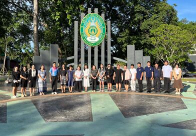 ร่วมกิจกรรมทำบุญตักบาตรพระสงฆ์ 9 รูป ในโครงการลานวัฒนธรรมสืบสานศาสตร์และศิลป์ไทเลย