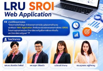 ขอเชิญร่วมอบรมเชิงปฏิบัติการ “LRU SROI Web Application” ขอเชิญร่วมอบรมเชิงปฏิบัติการ “LRU SROI Web Application”