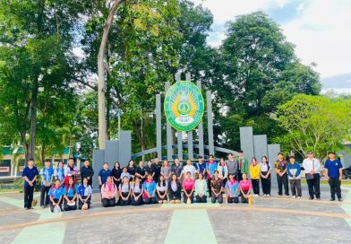 ร่วมกิจกรรมทำบุญตักบาตรพระสงฆ์ 9 รูป ในโครงการลานวัฒนธรรมสืบสานศาสตร์และศิลป์ไทเลย